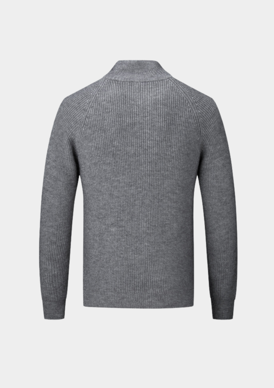Emma & Rose merino wool zip-up cardigan — premium winter knitwear