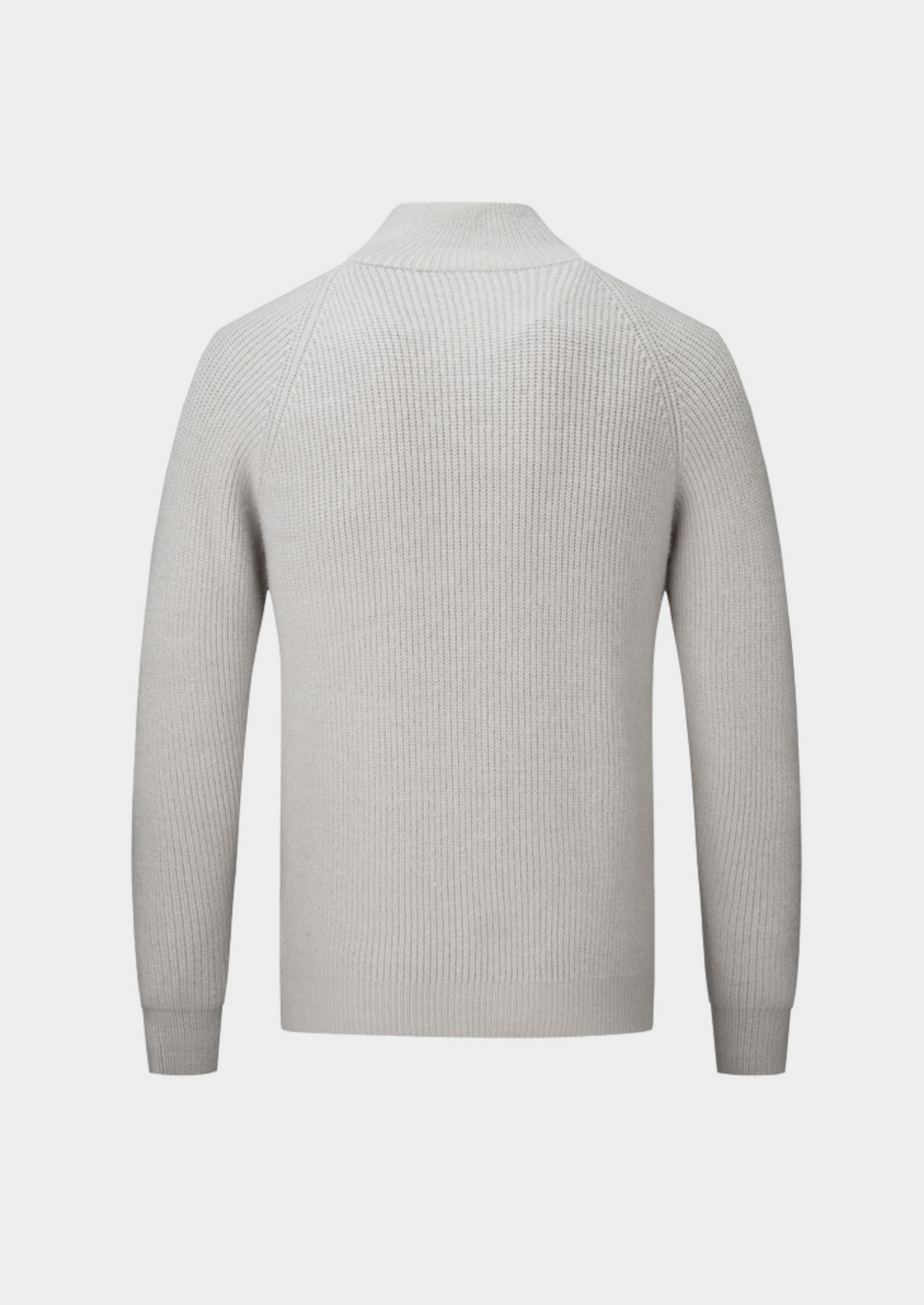 Emma & Rose merino wool zip-up cardigan — premium winter knitwear