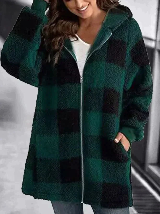 Georgia™ Oversized Checkered Coat