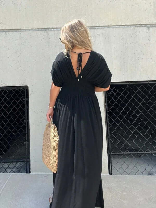 Summer Sleeveless Casual Dress, view 4 - Elena Harper
