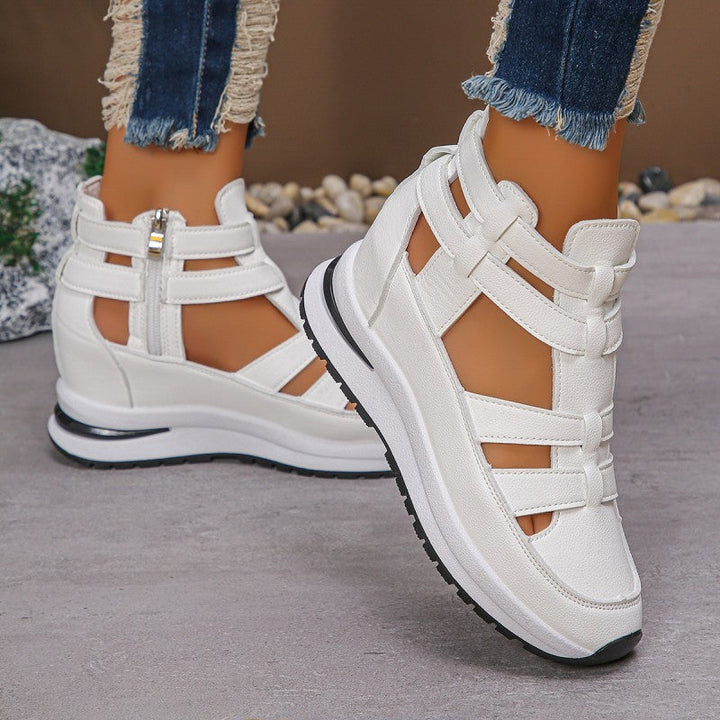 Vina™ | Stylish Cut-Out Platform Sneakers