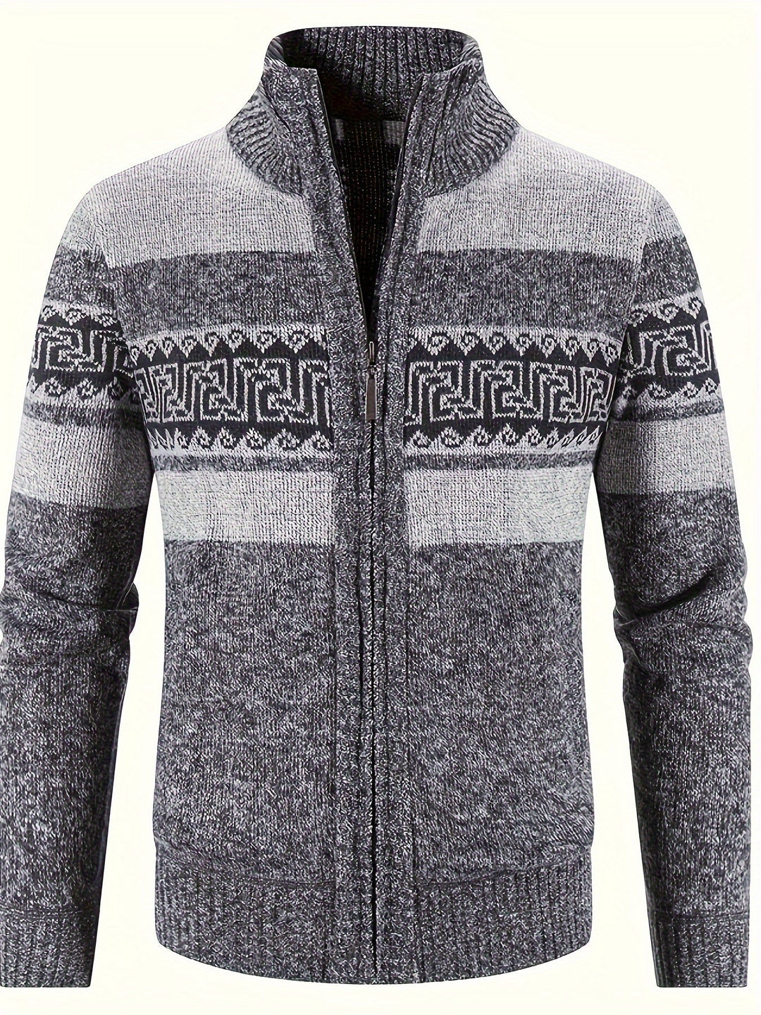 Russell Cozy Full-Zip Cardigan, view 10 - Elena Harper