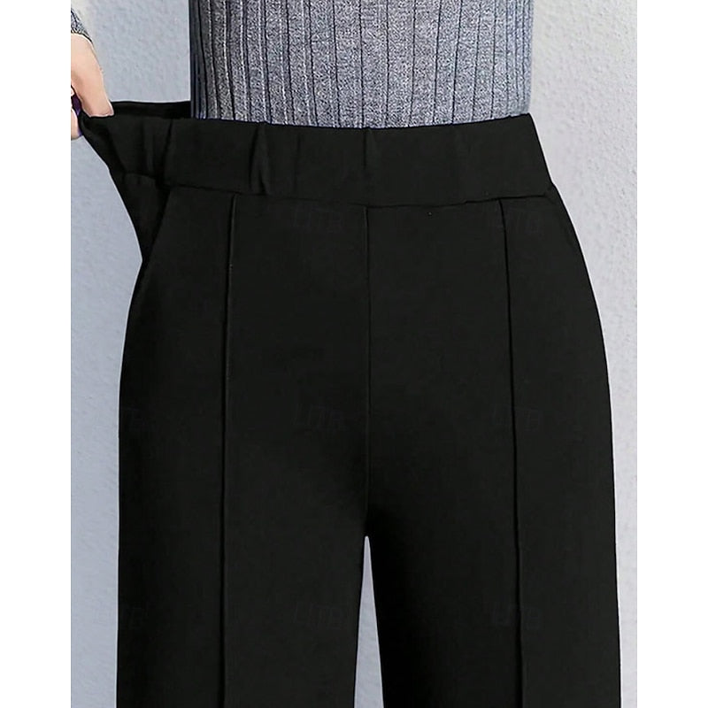 Tamara Wide-Leg Tailored Pants, view 4 - Elena Harper