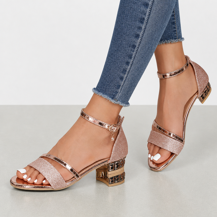 Calvi Orthopedic Block Heel Sandals
