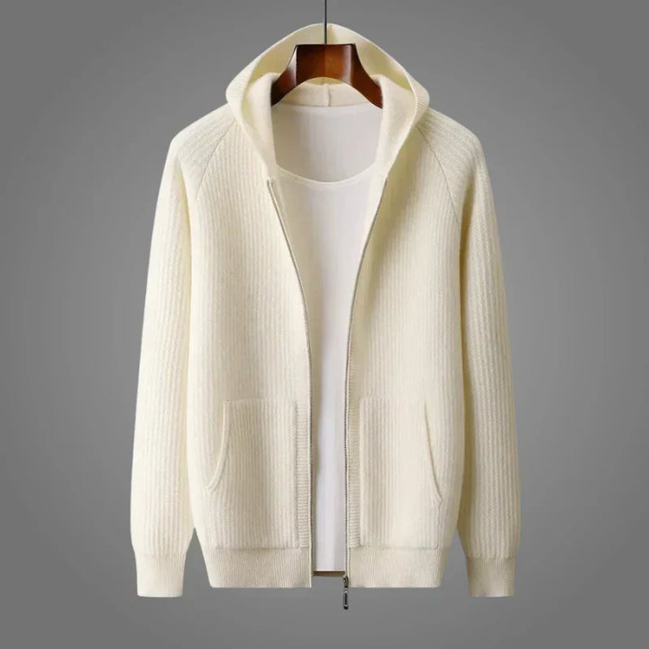 Men's Zip-Up Hoodie Cardigan
