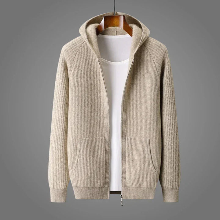 Men's Zip-Up Hoodie Cardigan