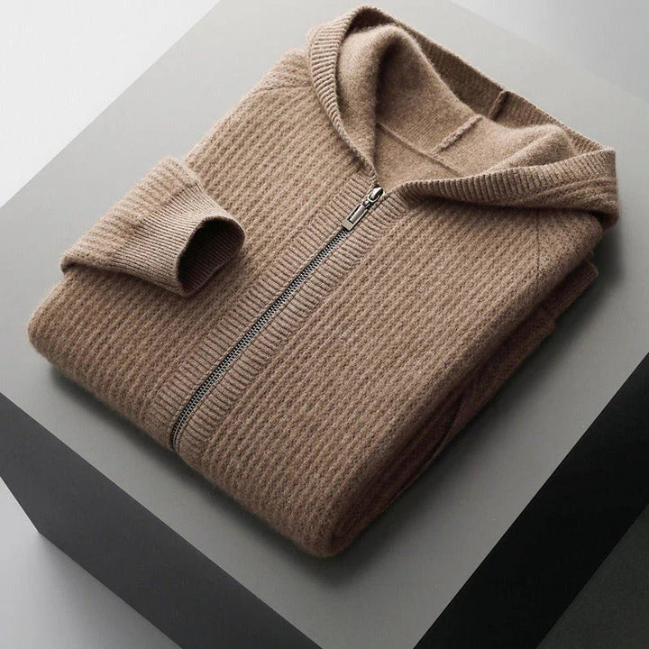 Men's Zip-Up Hoodie Cardigan
