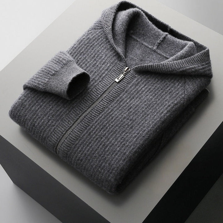 Men's Zip-Up Hoodie Cardigan