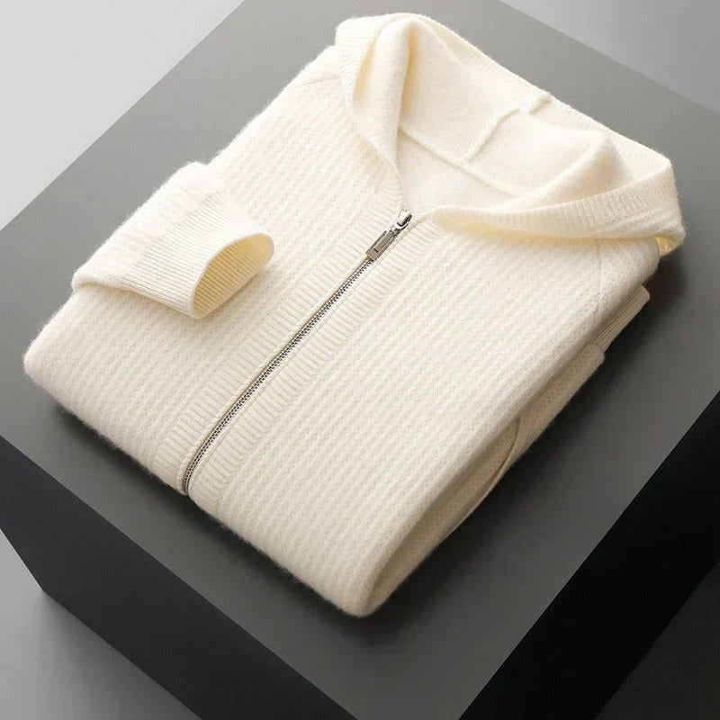 Men's Zip-Up Hoodie Cardigan