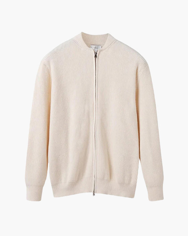 Men's Zip-Up Knit Cardigan