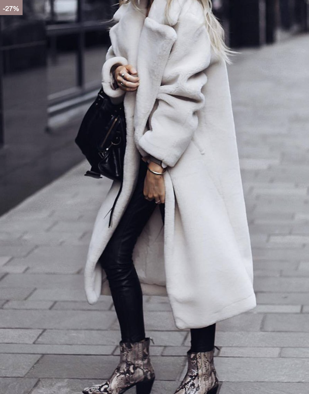 Long Oversized Winter Coat for Women Thick