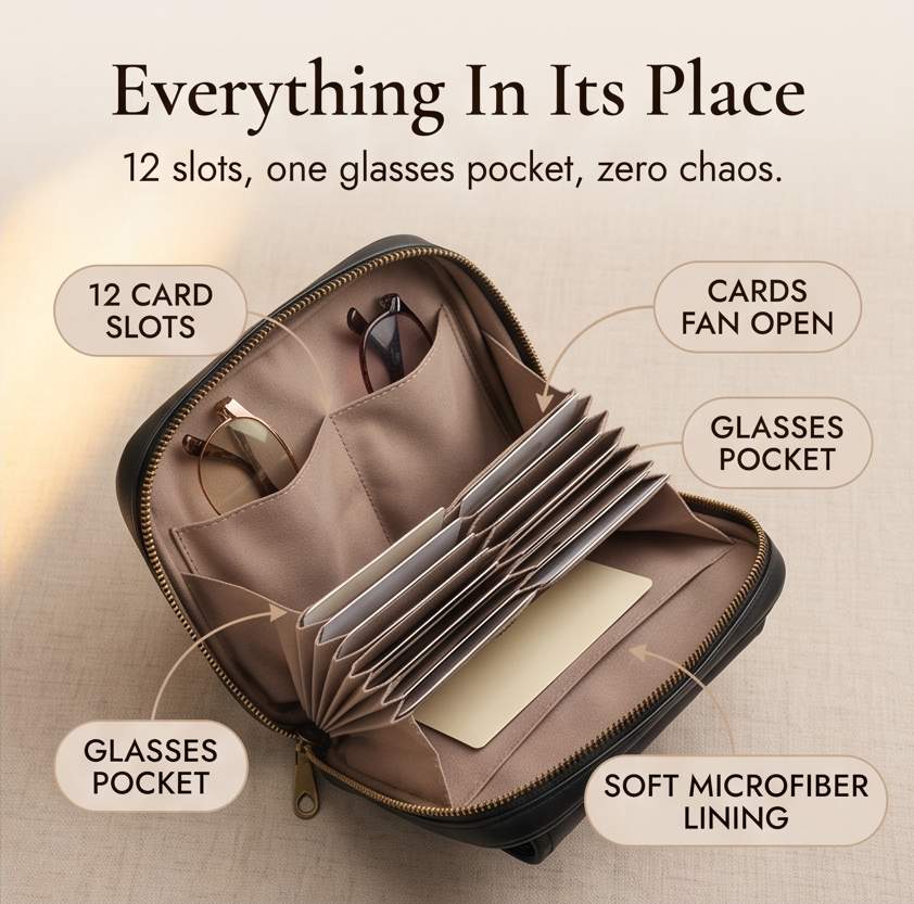 Carryn Organized Crossbody Bag with Card Slots - Elena Harper