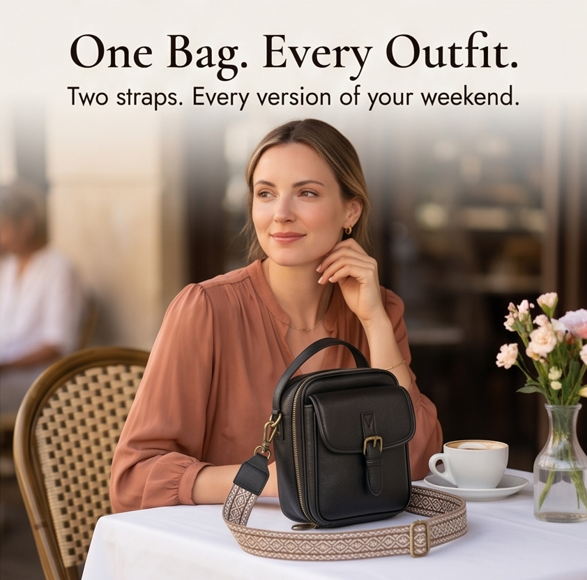 Carryn Organized Crossbody Bag with Card Slots - Elena Harper