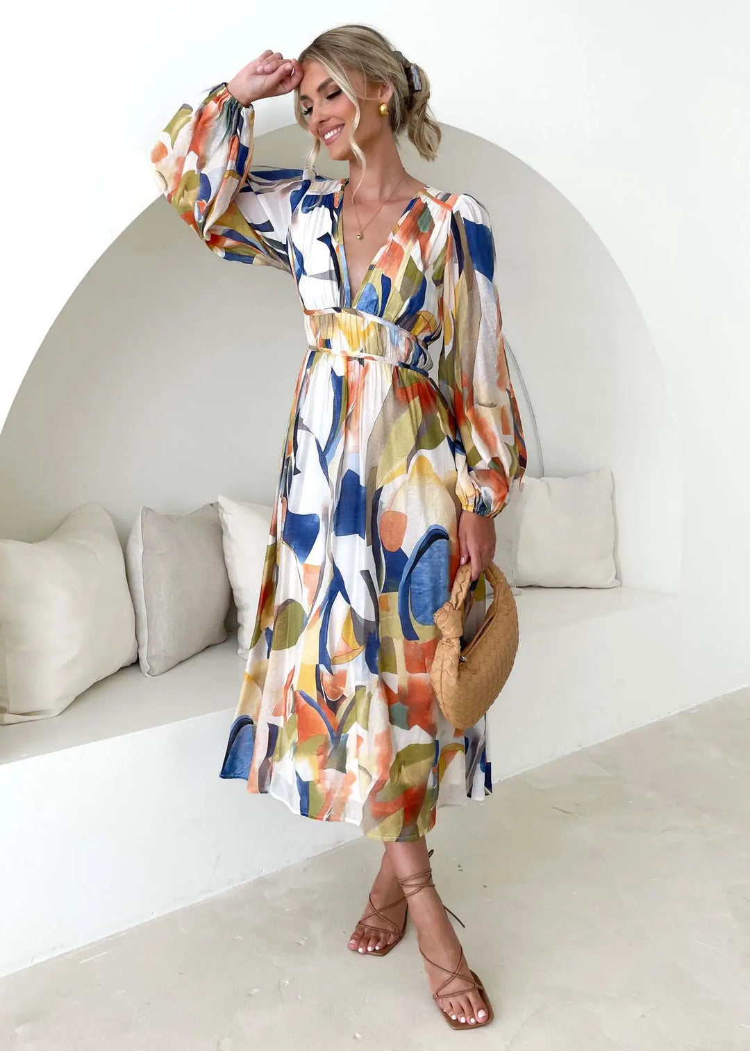 Rumi Stylish Maxi Dress, view 7 - Elena Harper