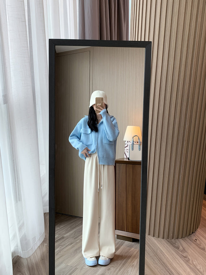 Ruth Cozy Wide-Leg Lounge Pants, view 8 - Elena Harper