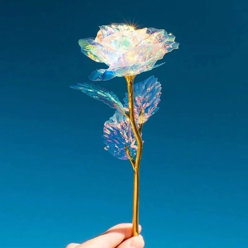 GlowPetal Colorful Crystal Rose, view 8 - Elena Harper