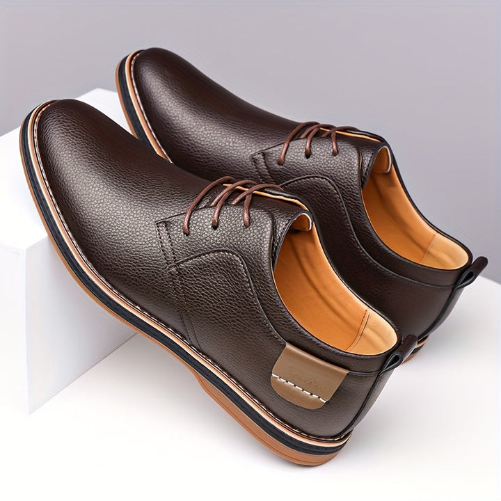 Vaughn Refined Lace-Up Shoes, view 7 - Elena Harper