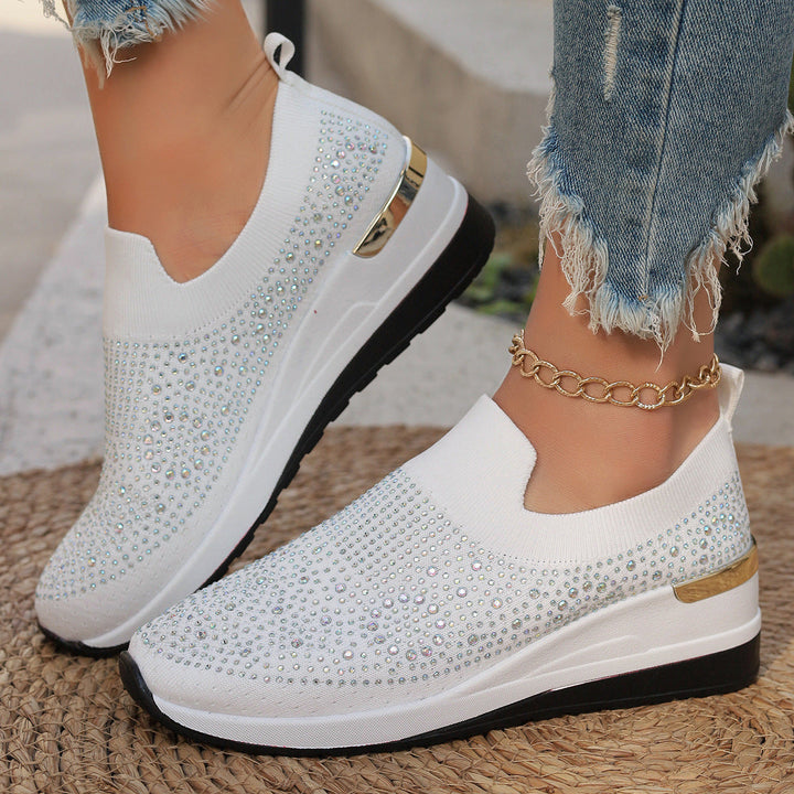 Genovefa Sparkling Women's Slip-On Sneakers - Elena Harper