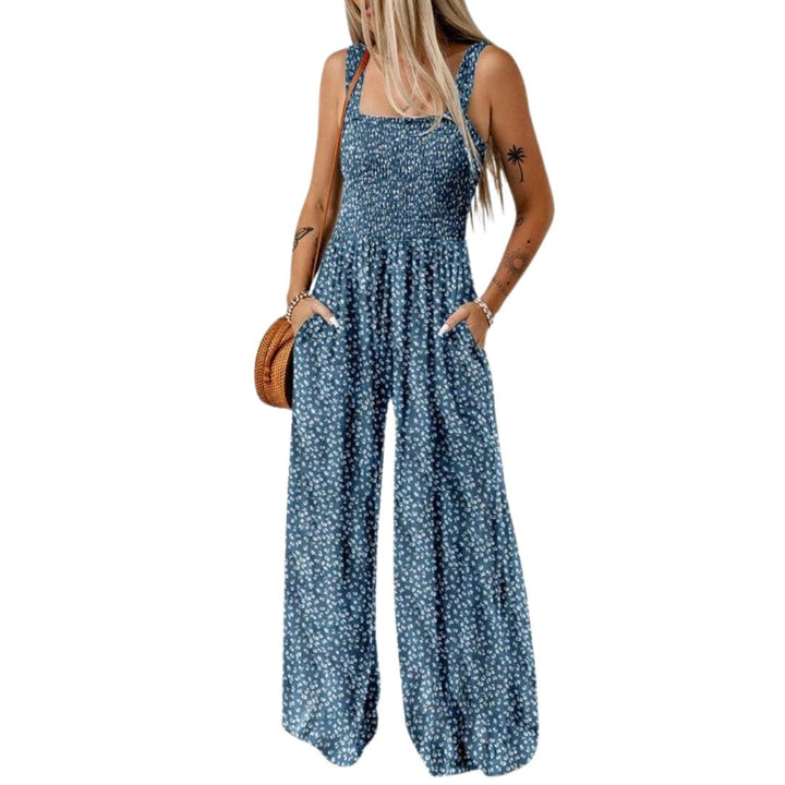 Jessika | Floral and Stylish Women's Jumpsuit with Wide Legs