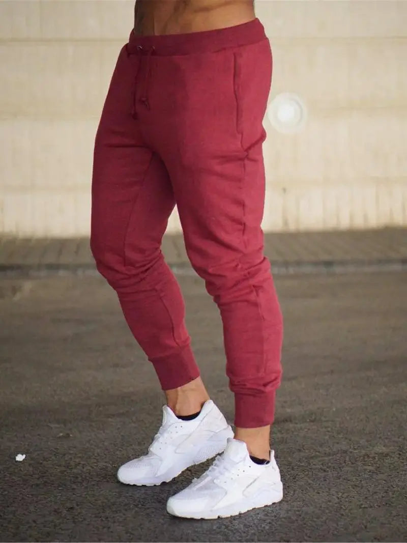 Christoph Men's Jogging Pants with Drawstring at the Waist, view 3 - Elena Harper