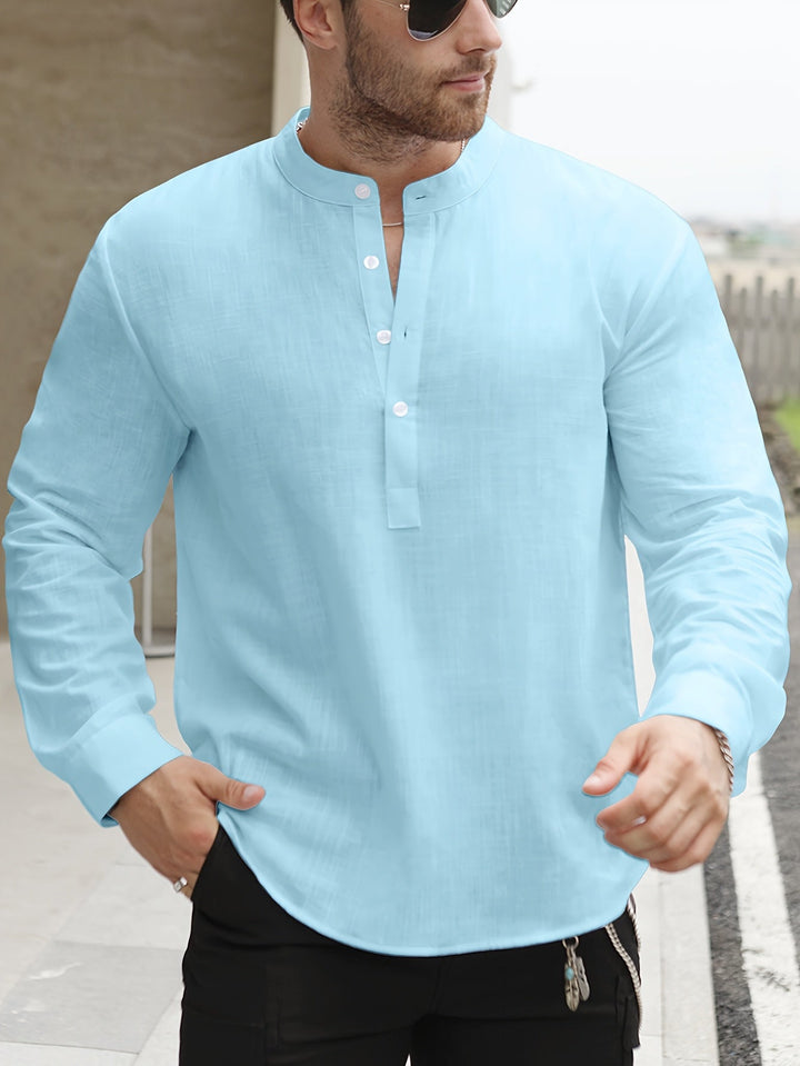 LAURENT MONACO | BOAT NECK SHIRT FOR MEN