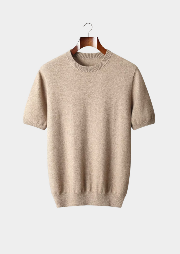 Emma & Rose merino wool crewneck top — premium knitwear