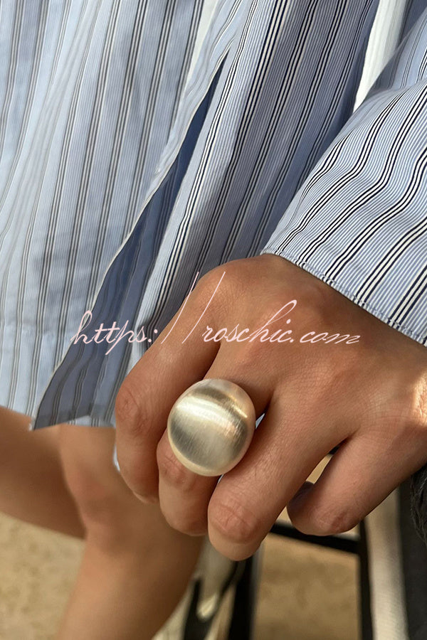 French Vintage-style Polished Ring