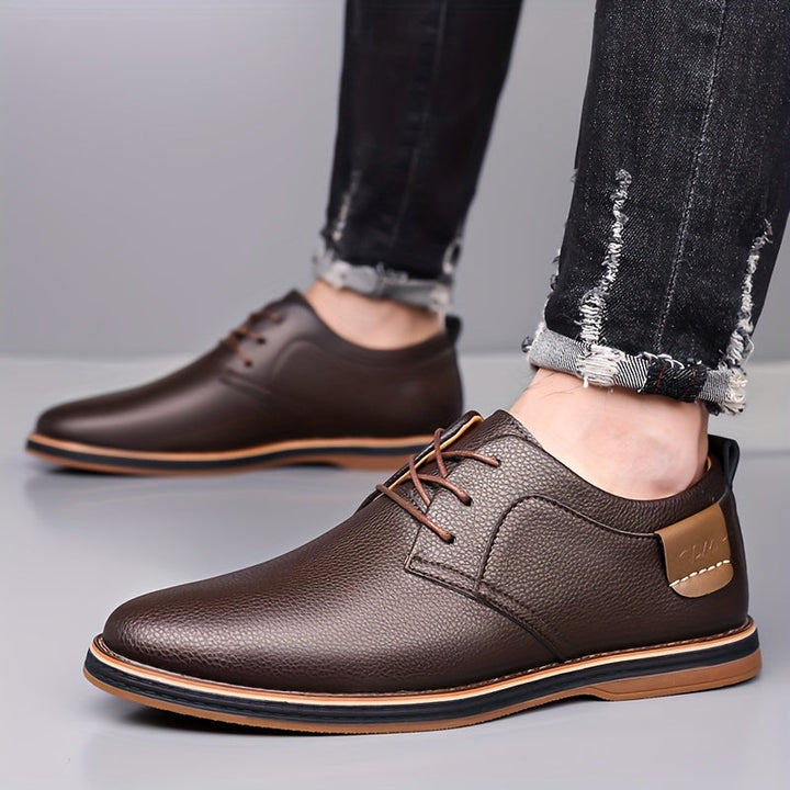Vaughn Refined Lace-Up Shoes, view 9 - Elena Harper
