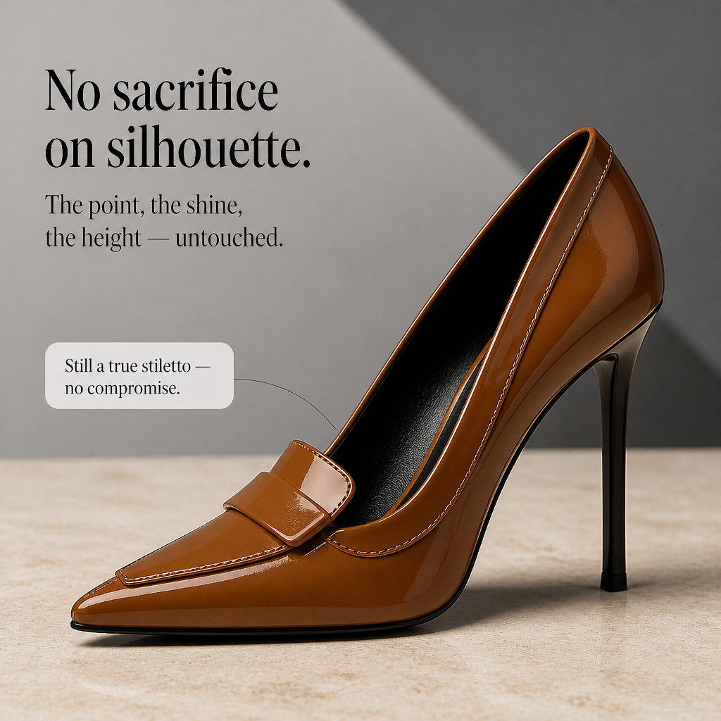 Duvall Poise Pointed-Toe Cushioned Stiletto Pumps - Elena Harper