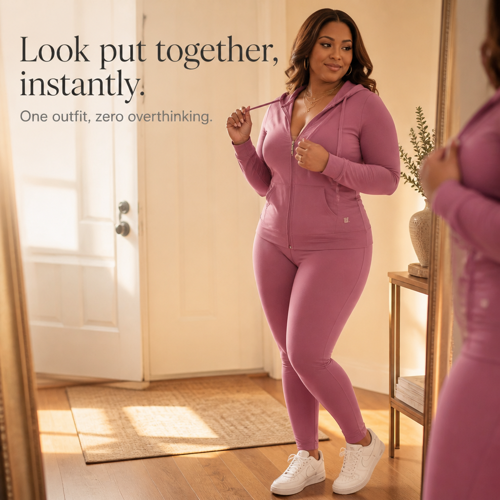 Denimova Faux Patchwork Stretch Tracksuit - Elena Harper