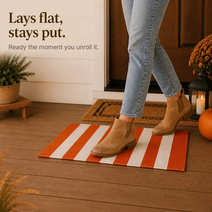 Autumn Stripe – Striped Entryway Rug
