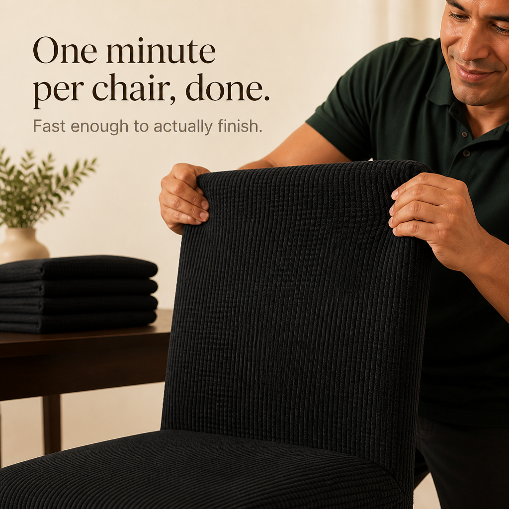 Chairloom Stretch Dining Chair Cover - Elena Harper