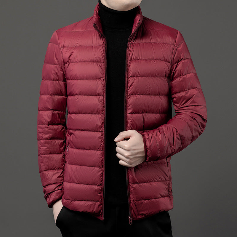 Lightweight Padded Jacket for Men with Zipper Closure - Patrick
