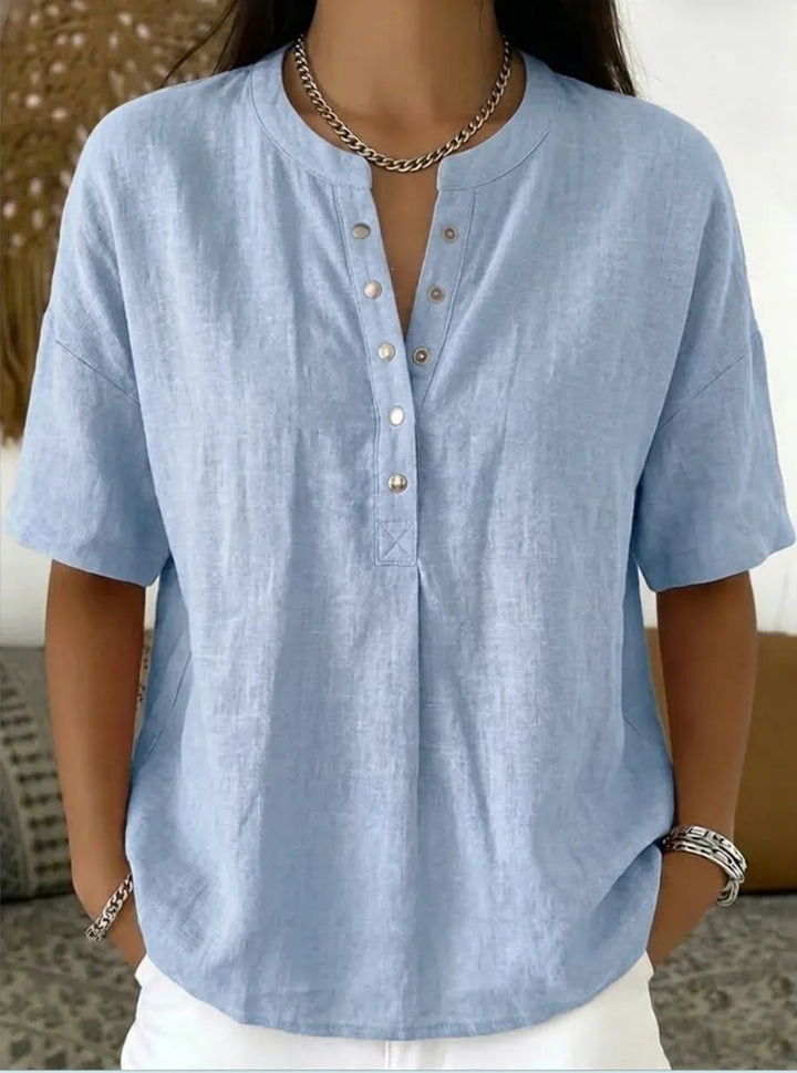 Mies™ | Airy Linen Summer Blouse