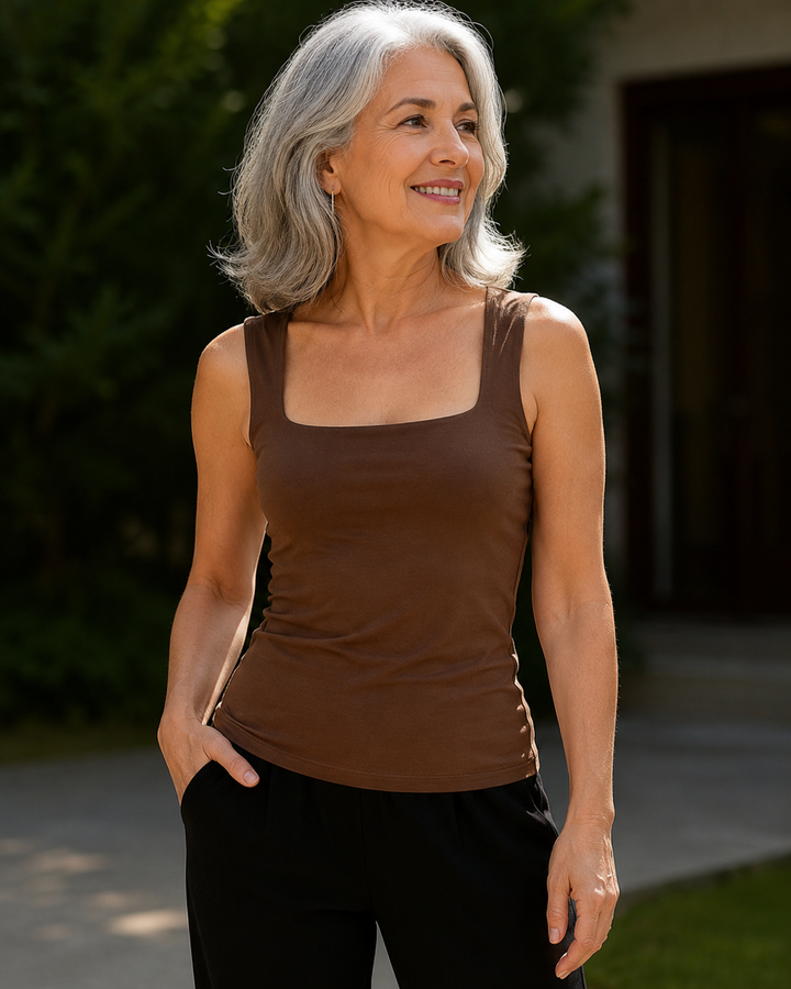 Hester™ | Comfortable Tank Top with Built-in Bra