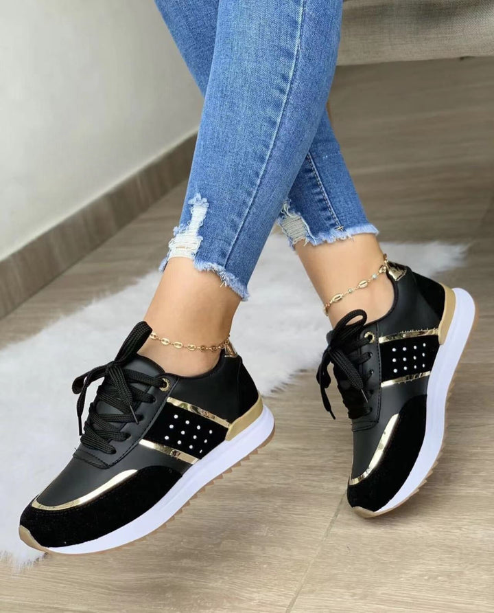 Élodie - Elegant Studded Sneakers