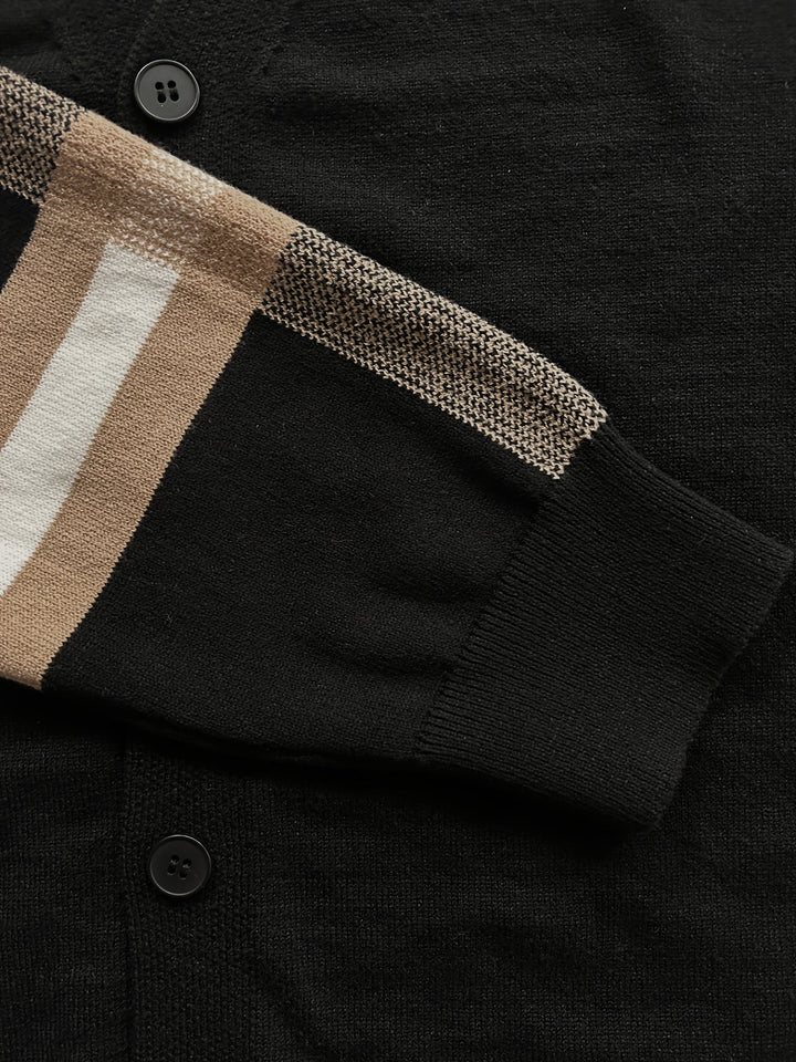 Men's Handcrafted Button Cardigan - Regular Fit for Timeless Style