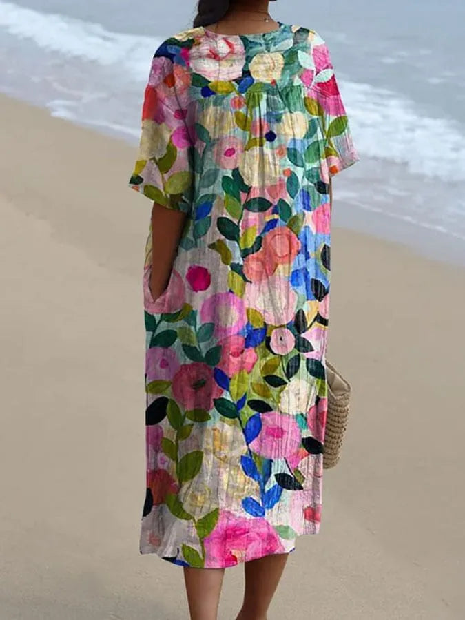 Graciela Elegant Bohemian Dress, view 2 - Elena Harper