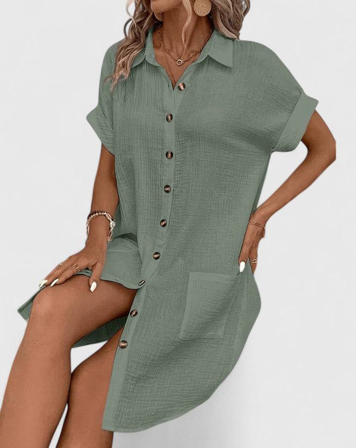 Gianelleza™  |  Sophisticated Midi Dress