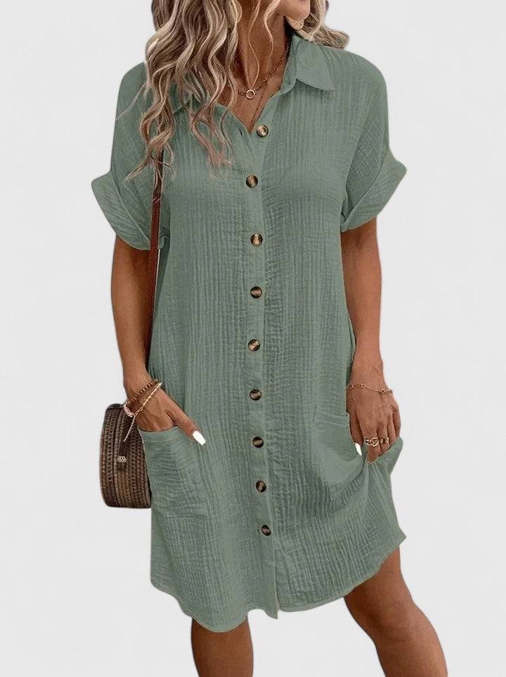 Gianelleza™  |  Sophisticated Midi Dress