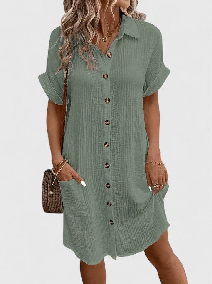 Gianelleza™  |  Sophisticated Midi Dress