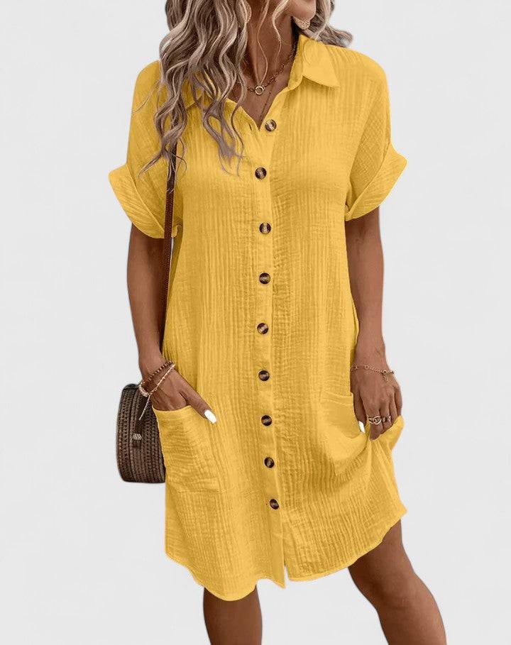 Gianelleza™  |  Sophisticated Midi Dress