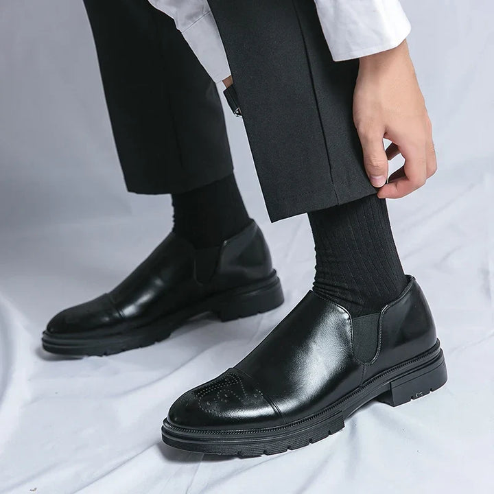 Men's Slip-On Perforated Shoes - Elena Harper