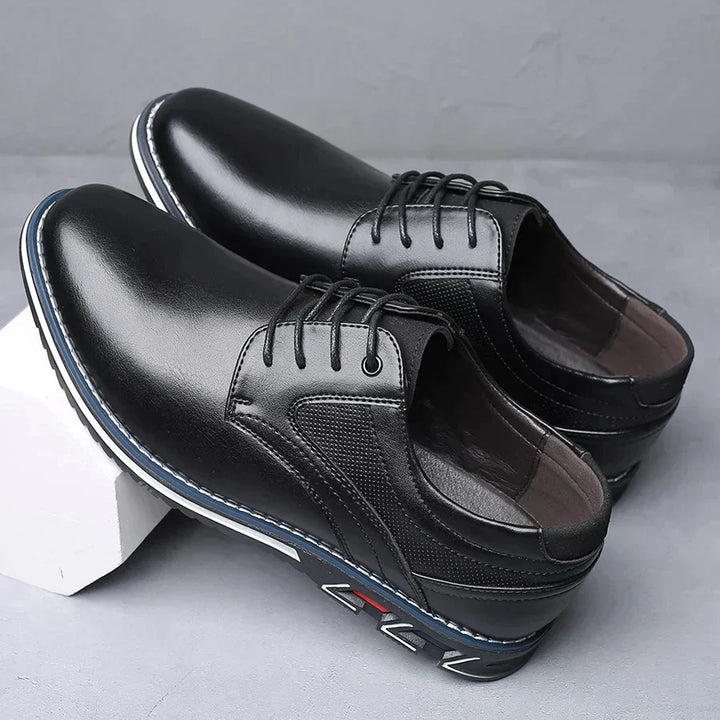 Men's Lace-Up Shoes with Thick Sole