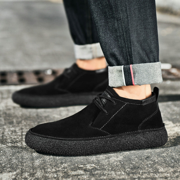 Men's High-Top Lace-Up Shoes - Elena Harper