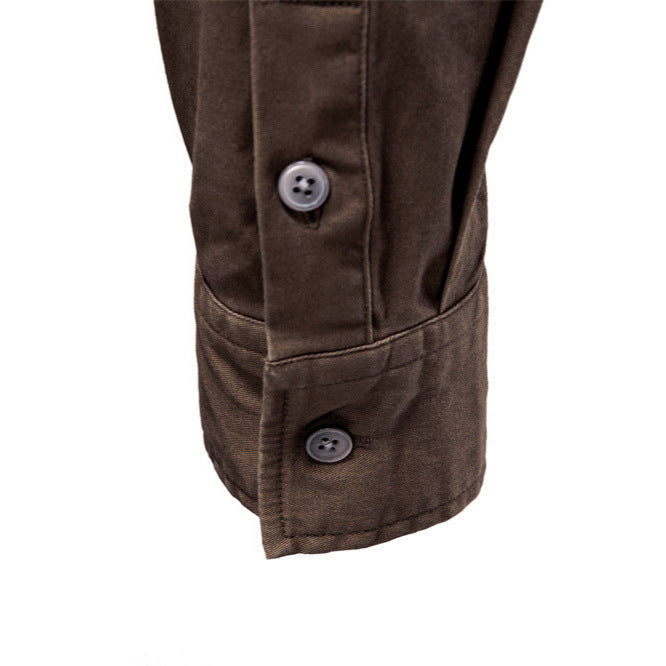 Men's Shirt with Two Buttoned Chest Pockets
