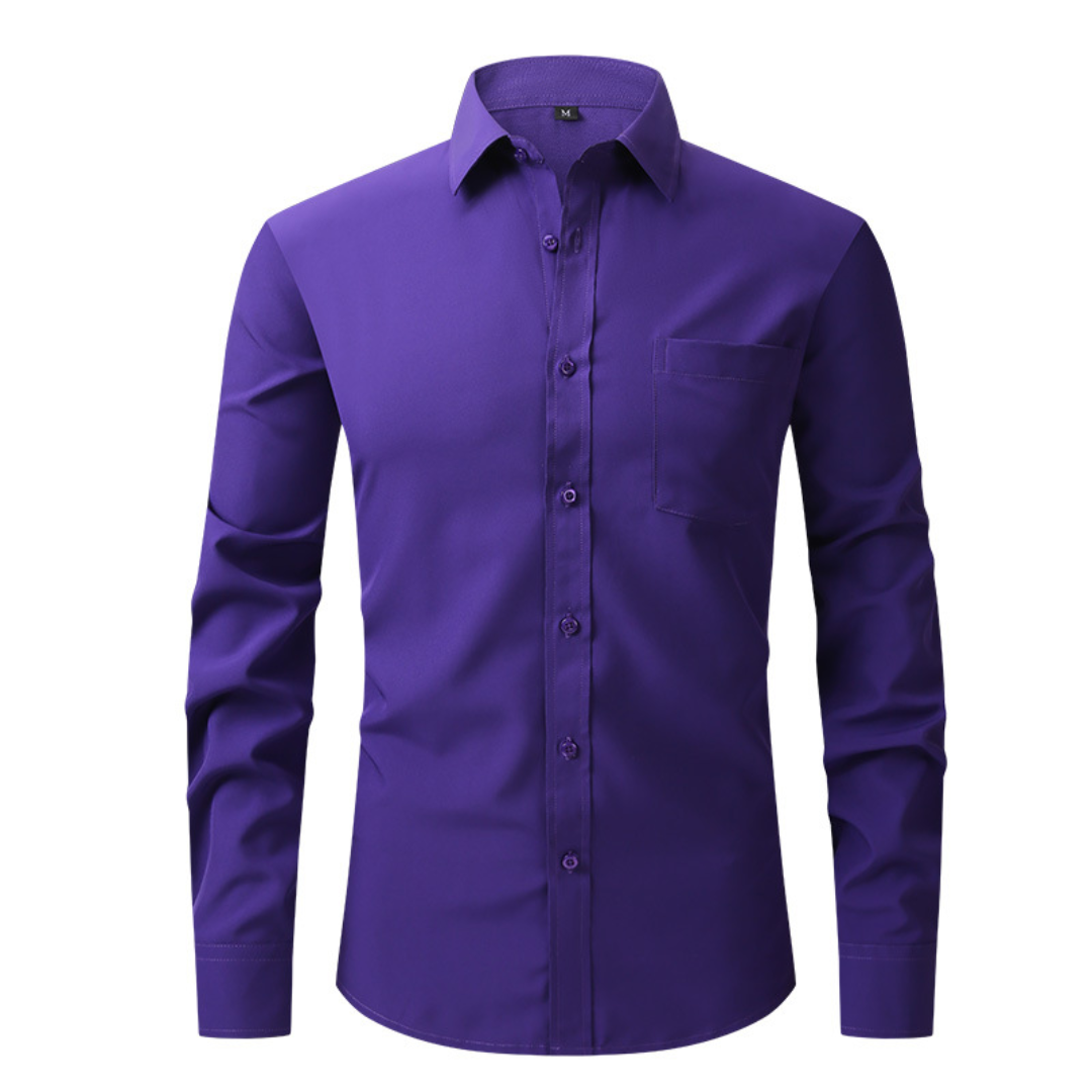 Men's Shirt with Chest Pocket - Elena Harper