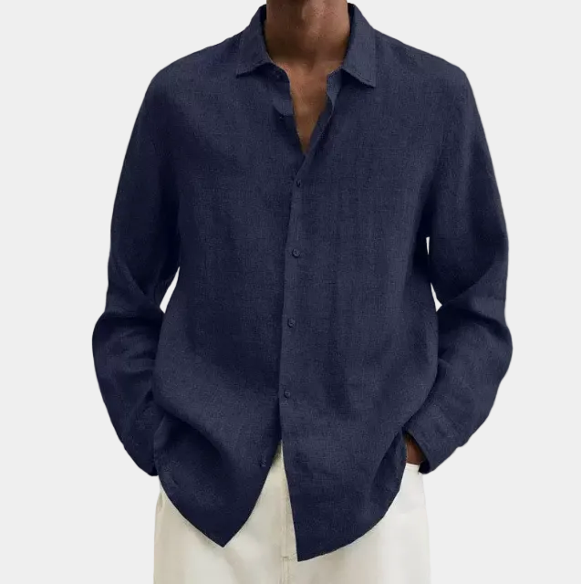 Men's Rounded Hem Shirt - Elena Harper