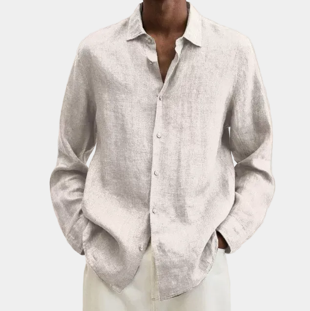 Men's Rounded Hem Shirt - Elena Harper