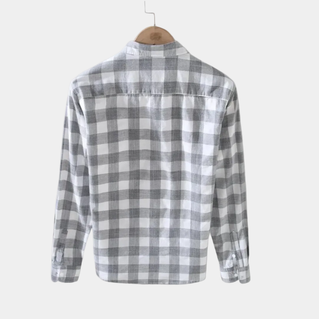 Men's Button-Up Striped Shirt - Elena Harper
